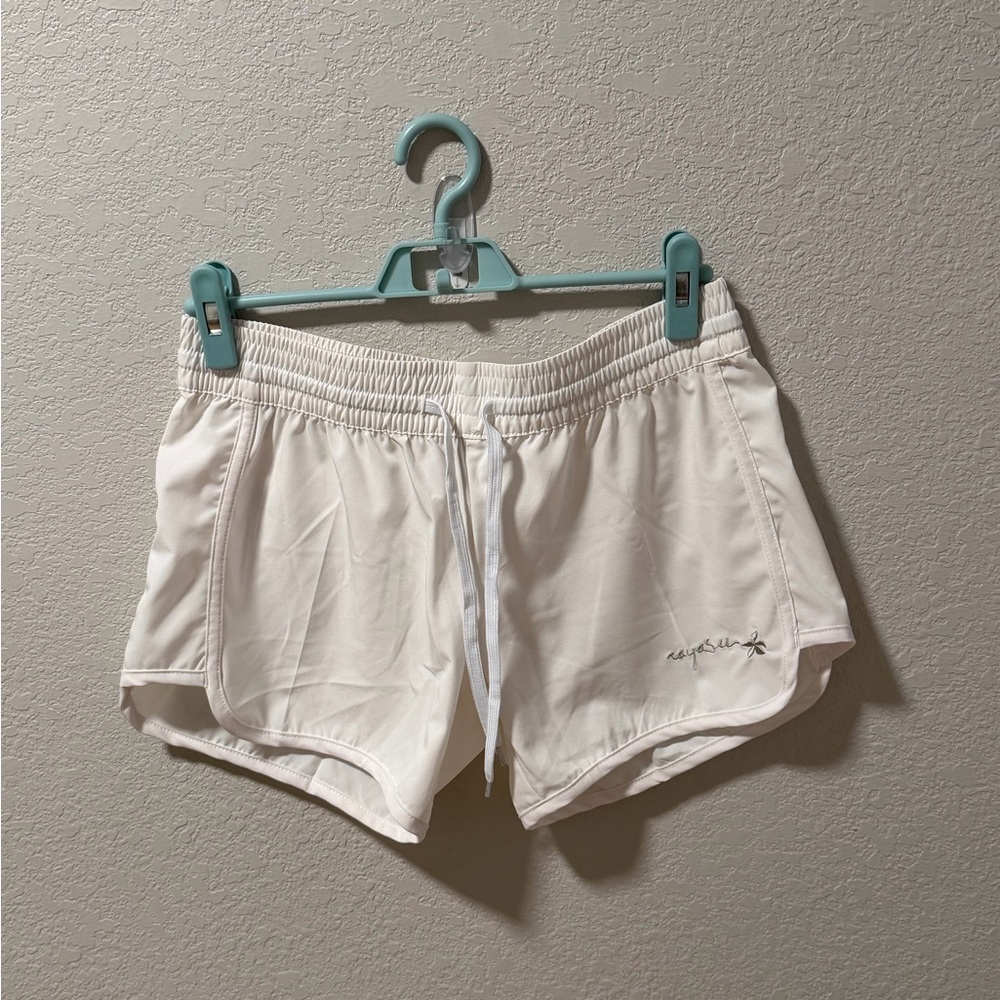 Raya Sun White Athletic Shorts